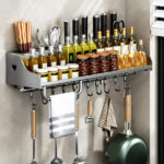 Wall-Mounted Kitchen Storage Rack - Image 3
